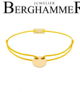 Filo Armband Textil Gelb 925 Silber gelbgold vergoldet 21200239
