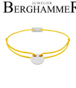Filo Armband Textil Gelb 750 Gold weißgold 21200405