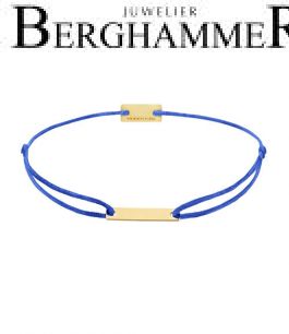 Filo Armband Textil Blitzblau 750 Gold gelbgold 21200518