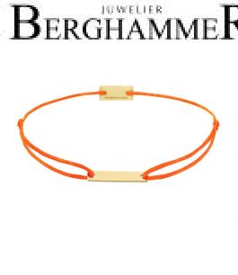 Filo Armband Textil Neon-Orange 750 Gold gelbgold 21200525