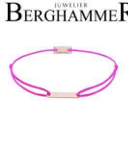 Filo Armband Textil Neon-Pink 750 Gold roségold 21200546
