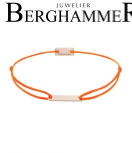 Filo Armband Textil Neon-Orange 750 Gold roségold 21200547