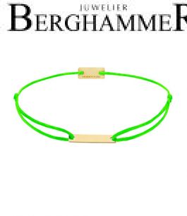 Filo Armband Textil Neon-Grün 750 Gold gelbgold 21200551