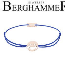 Filo Armband Textil Blitzblau Emoji One 1 925 Silber roségold vergoldet 21201271