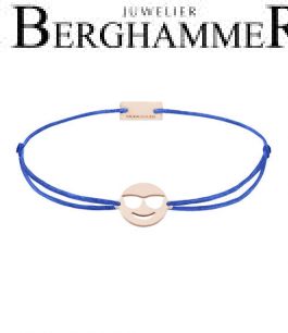 Filo Armband Textil Blitzblau Emoji One 4 925 Silber roségold vergoldet 21201487
