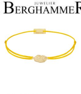 Filo Armband Textil Gelb 925 Silber gelbgold vergoldet 21201821