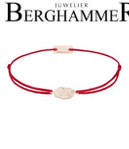 Filo Armband Textil Rot 925 Silber roségold vergoldet 21201840