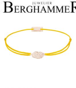 Filo Armband Textil Gelb 925 Silber roségold vergoldet 21201845