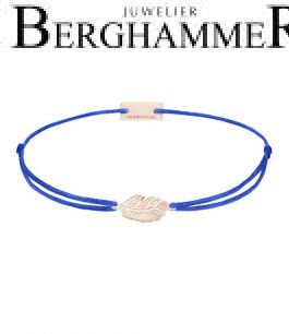 Filo Armband Textil Blitzblau 925 Silber roségold vergoldet 21201854
