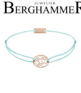 Filo Armband Textil Mint Nachhimmel 925 Silber roségold vergoldet 21202511