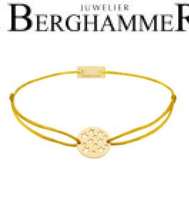 Filo Armband Textil Gelb Sterne 925 Silber gelbgold vergoldet 21202627