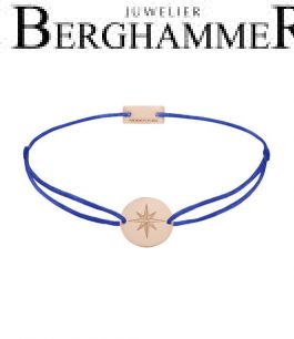 Filo Armband Textil Blitzblau 925 Silber roségold vergoldet 21202878