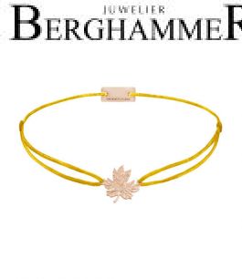 Filo Armband Textil Gelb 925 Silber roségold vergoldet 21202941