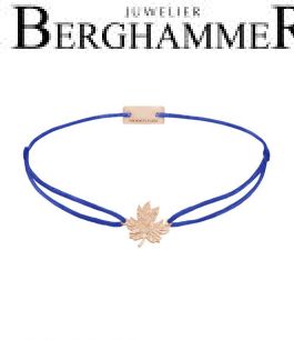 Filo Armband Textil Blitzblau 925 Silber roségold vergoldet 21202950