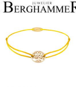 Filo Armband Textil Gelb Lebensbaum 750 Gold gelbgold 21203200