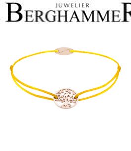 Filo Armband Textil Gelb Lebensbaum 750 Gold roségold 21203321