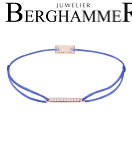 Filo Armband Textil Blitzblau Line 925 Silber roségold vergoldet 21204530