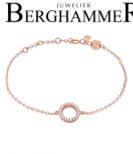 LaViida Armband Kreis 925 Silber roségold vergoldet BLU601RG 40400002