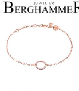 LaViida Armband Kreis 925 Silber roségold vergoldet BLU619RG 40500014