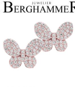 LaViida Ohrschmuck Schmetterling 925 Silber roségold vergoldet ELU625RG 40500038