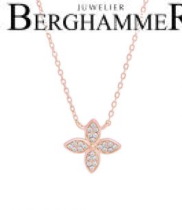 LaViida Halskette Blume 925 Silber roségold vergoldet NLU626RG 40500052