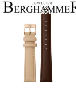 LaViida Uhrband Vienna Roségold Braun/Beige SVI2023R 40900049