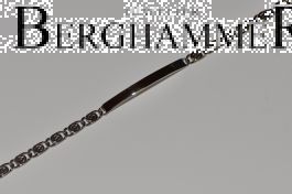 Armband 925 Silber Rhodiniert Schildarmband SAB02