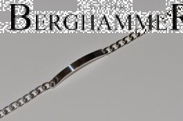 Armband 925 Silber Rhodiniert Schildarmband SAB09