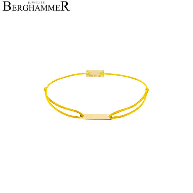 Filo Armband Textil Gelb 750 Gold gelbgold 21200509