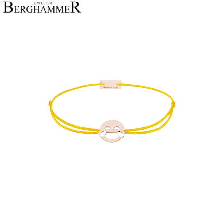 Filo Armband Textil Gelb Emoji One 1 925 Silber roségold vergoldet 21201262